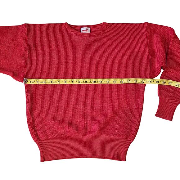 Mondi Red Wool Knit Sweater - Picture 4 of 8